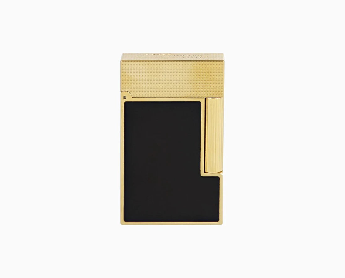 S.T. Dupont Ligne Microdiamond Yellow Gold Lighter