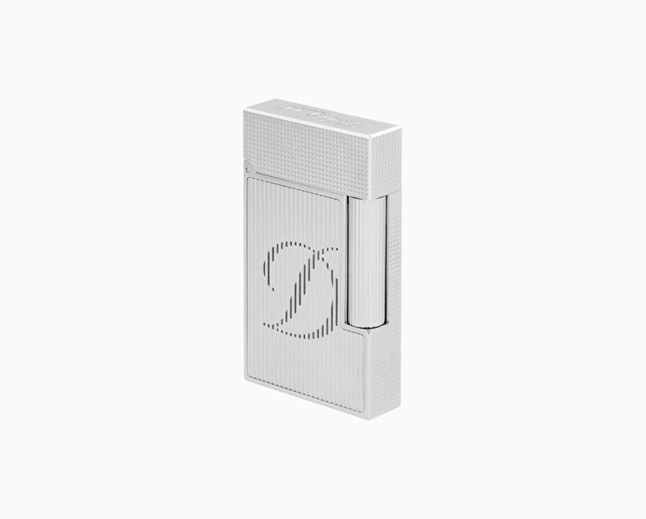 S.T. Dupont Ligne 2 Cling Lighter w Platinum Finish