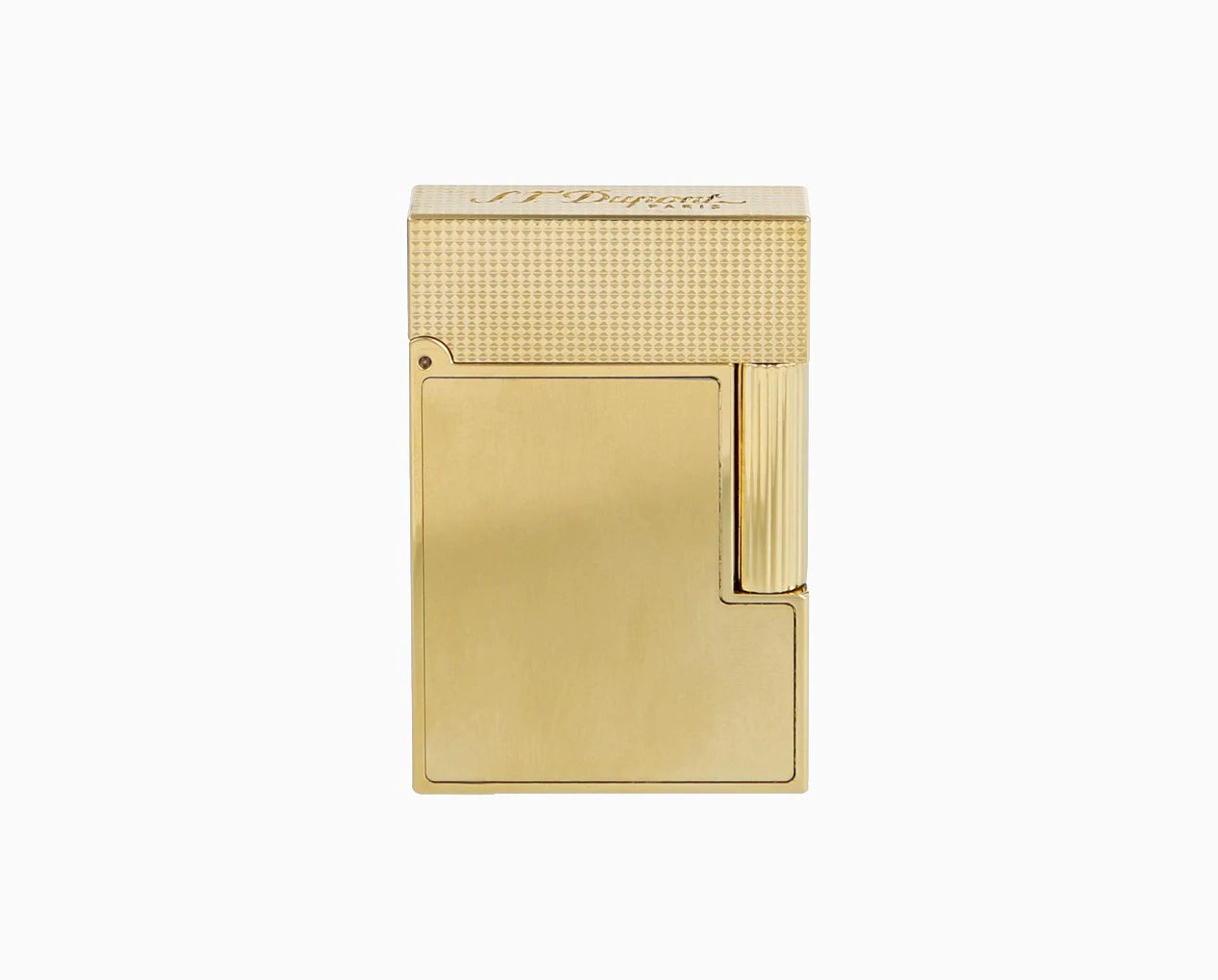 S.T. Dupont Ligne 2 Small Brushed Yellow Gold Lighter