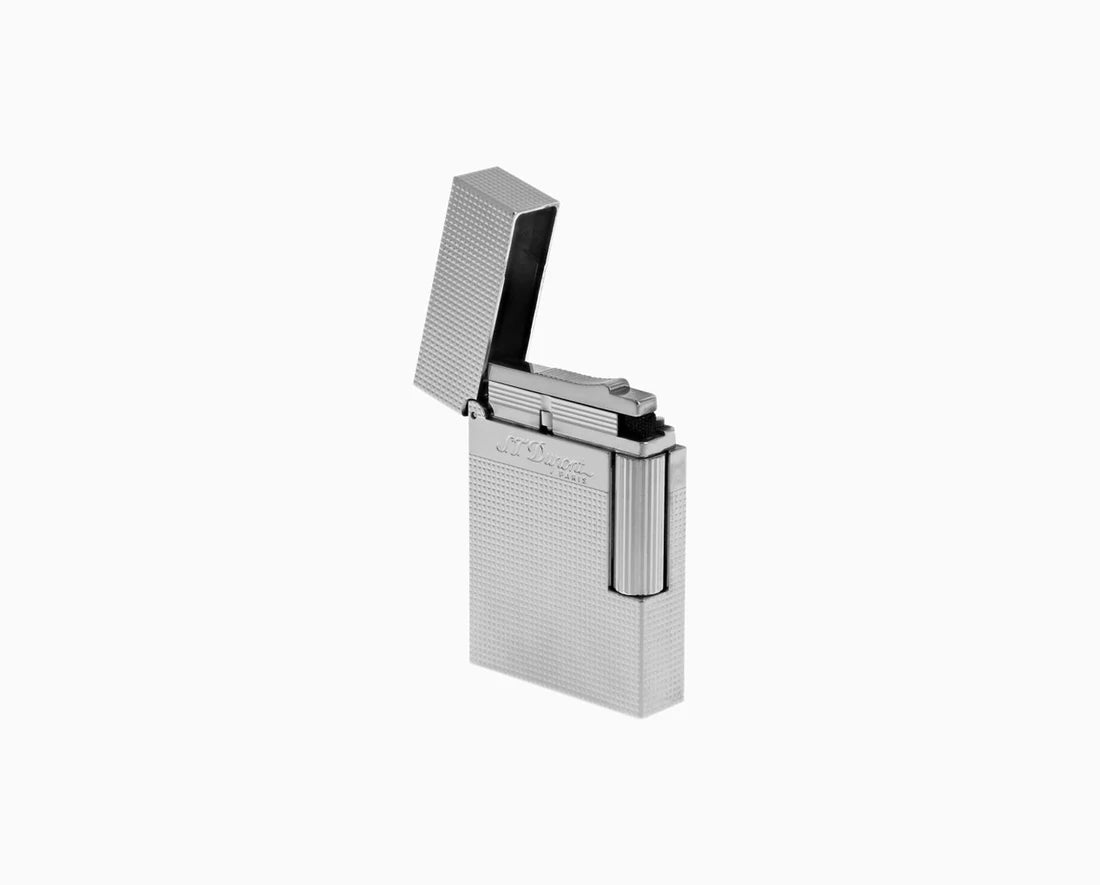 S.T. Dupont Ligne 2 Small Microdiamond Palladium Lighter