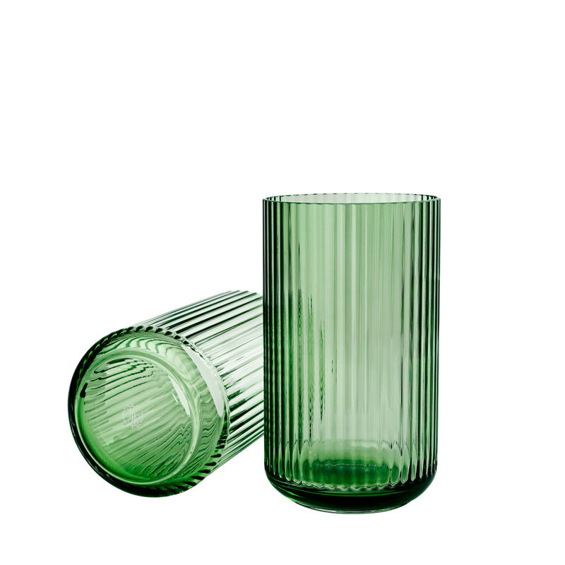 Lyngby Glass Vase Copenhagen Green