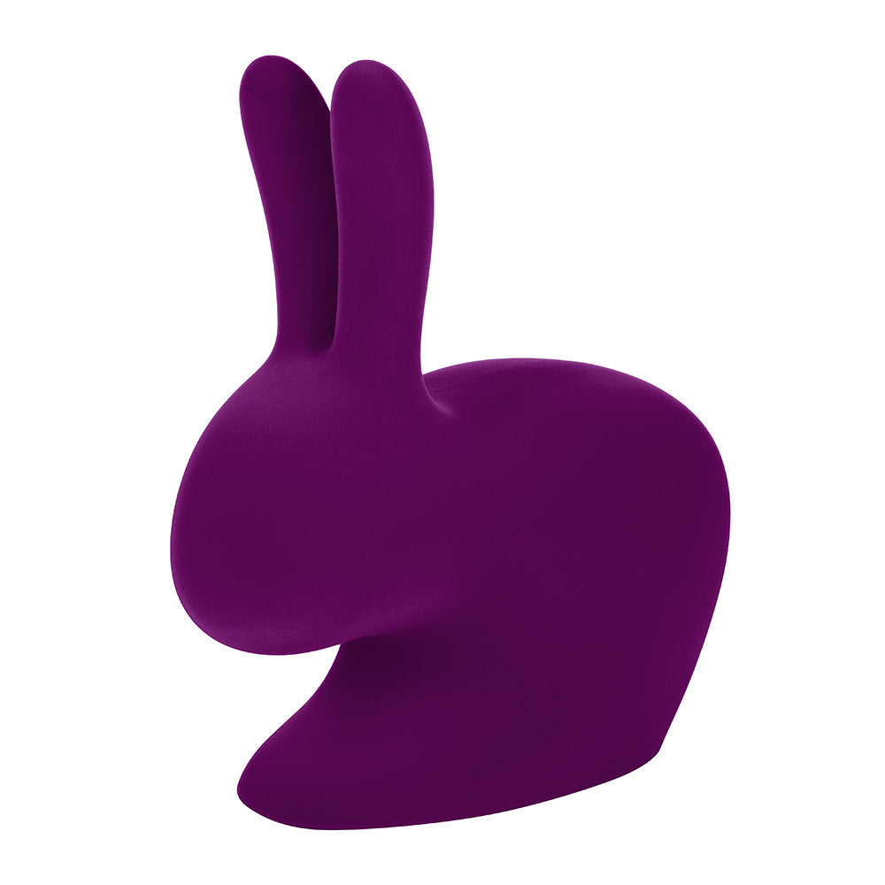 Qeeboo RABBIT Chair Baby Velvet Finish