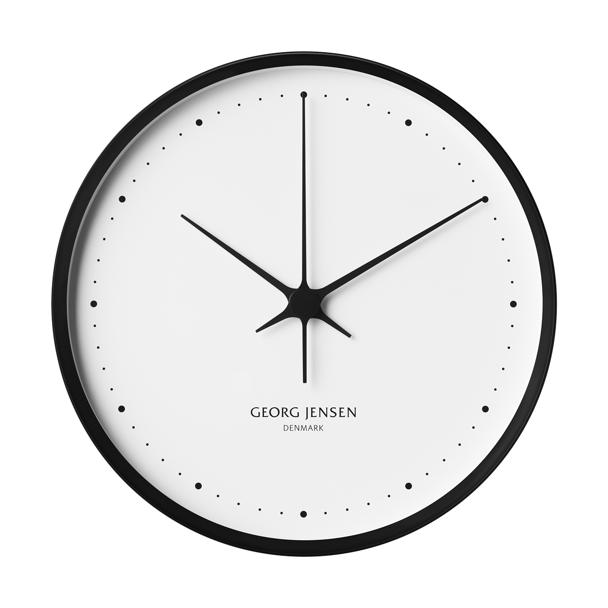 Georg Jensen Koppel Wall Clock Black 30cm