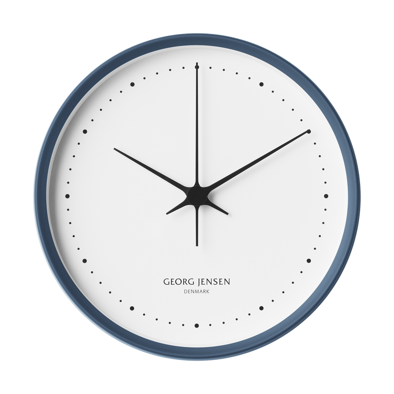 Georg Jensen Wall Clock Blue 22cm KOPPEL