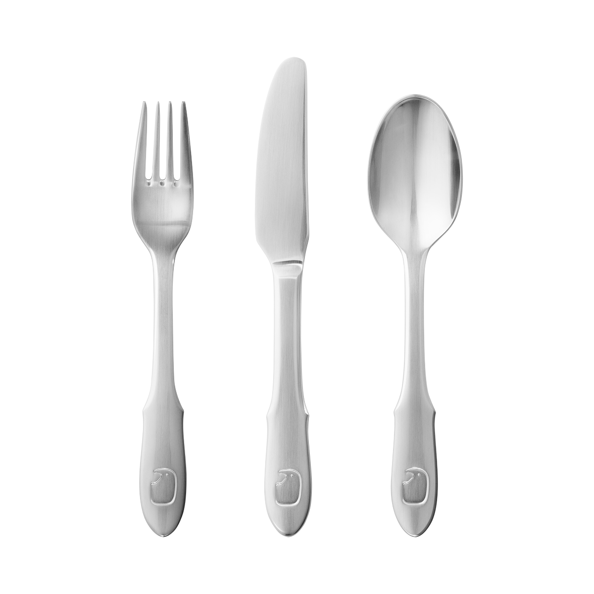 Georg Jensen Elephant Childrens Cutlery 3pcs