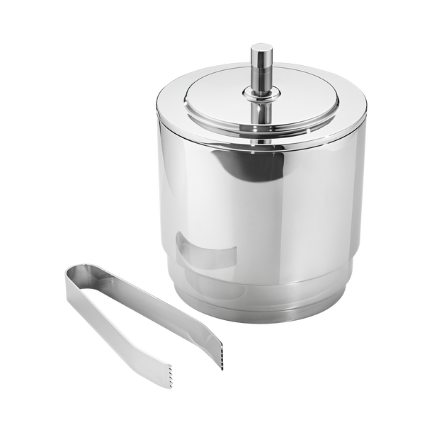 Georg Jensen Manhattan Ice Bucket w Tongs