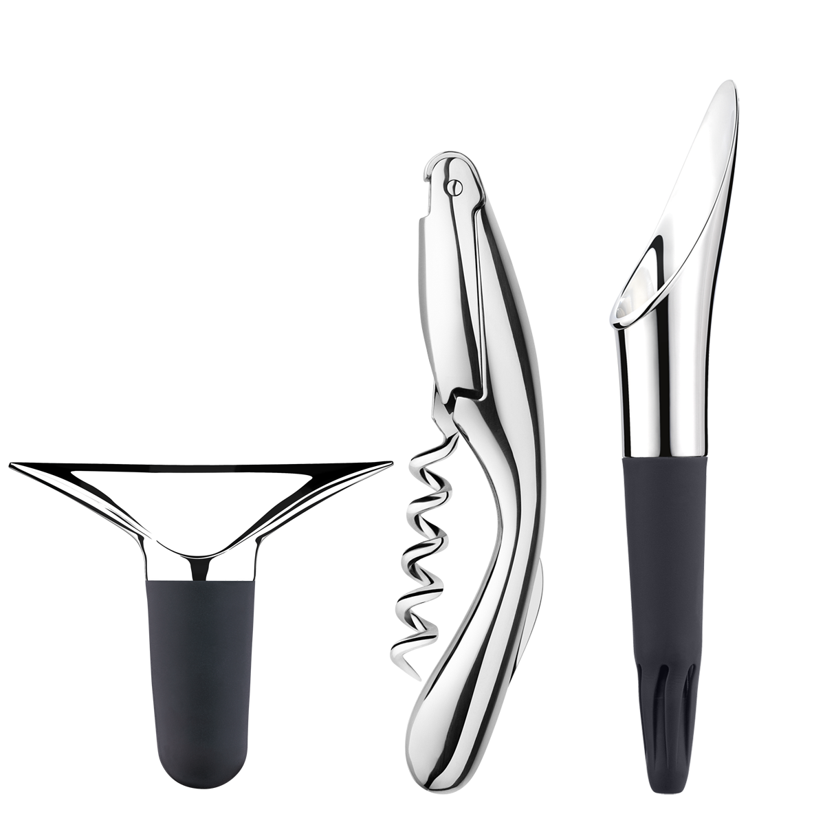 Georg Jensen Corkscrew, Wine Stopper and Pourer