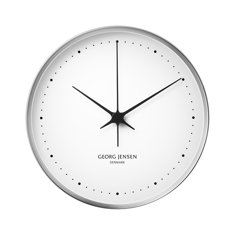 Georg Jensen Koppel Wall Clock Steel White 40cm