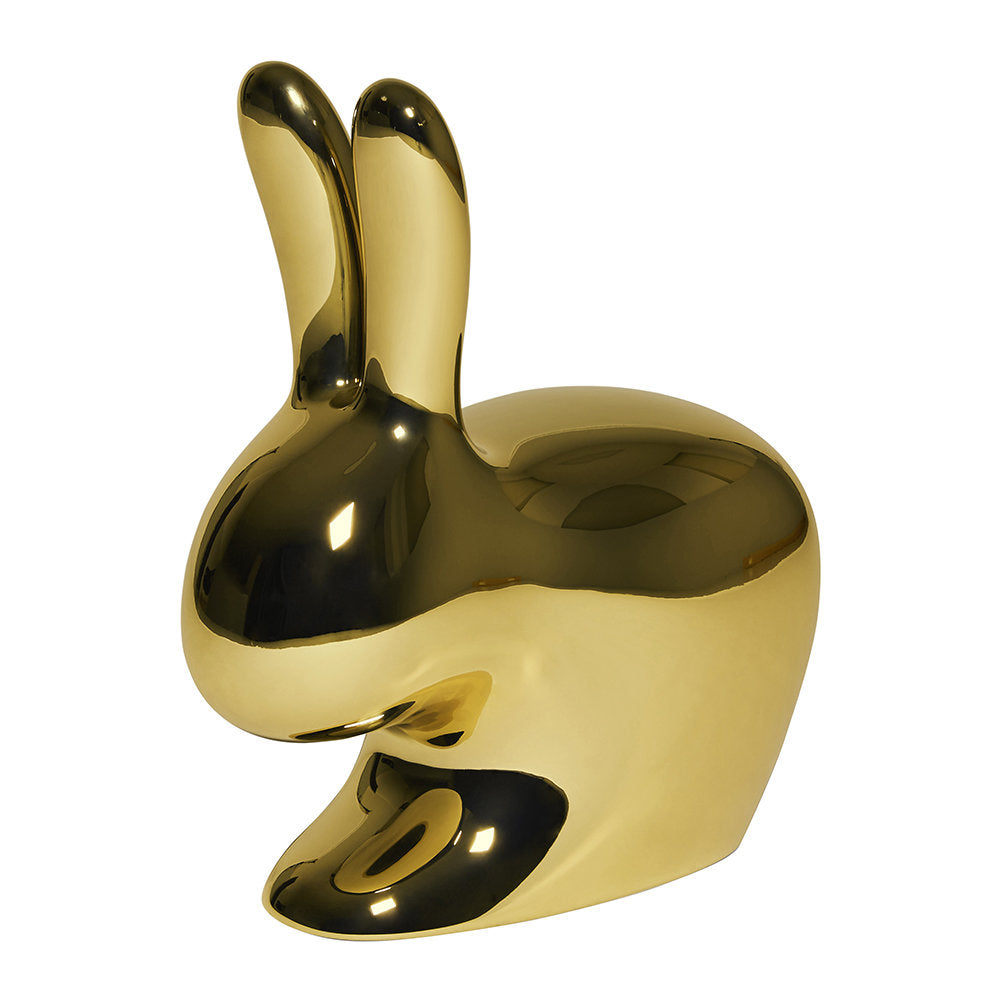 Qeeboo RABBIT Chair Baby Metallic Finish