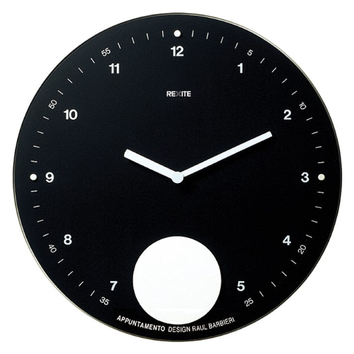 Rexite Pendulum Wall Clock Black & White