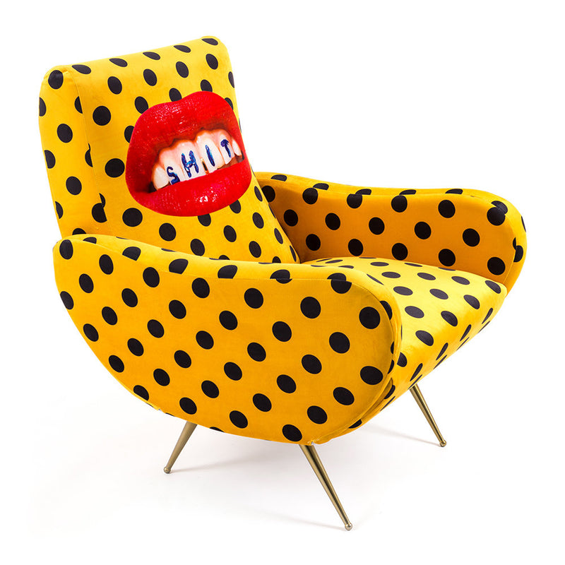 Seletti wears Toiletpaper Armchair Teeth