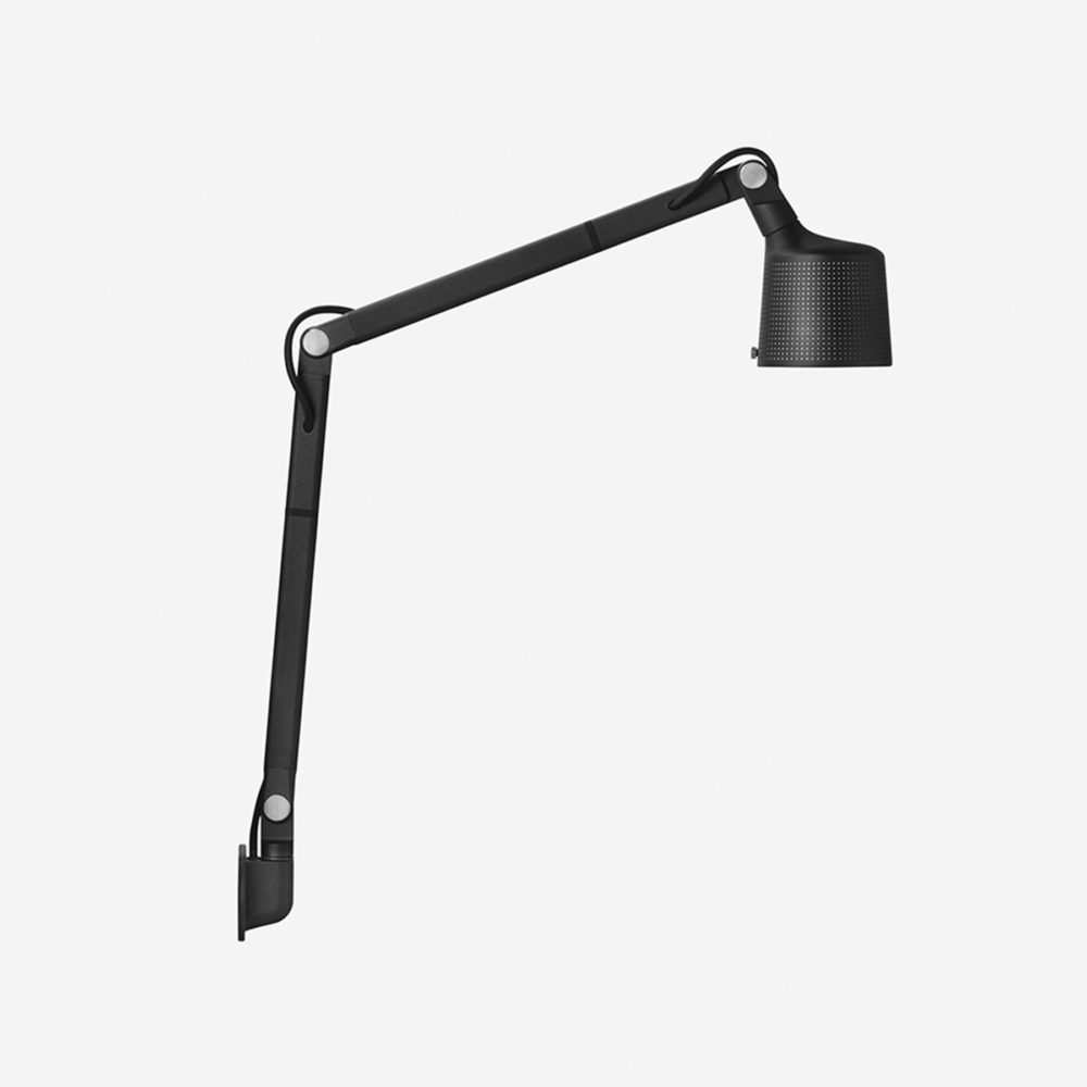 Vipp 522 Wall Light w Arms Black