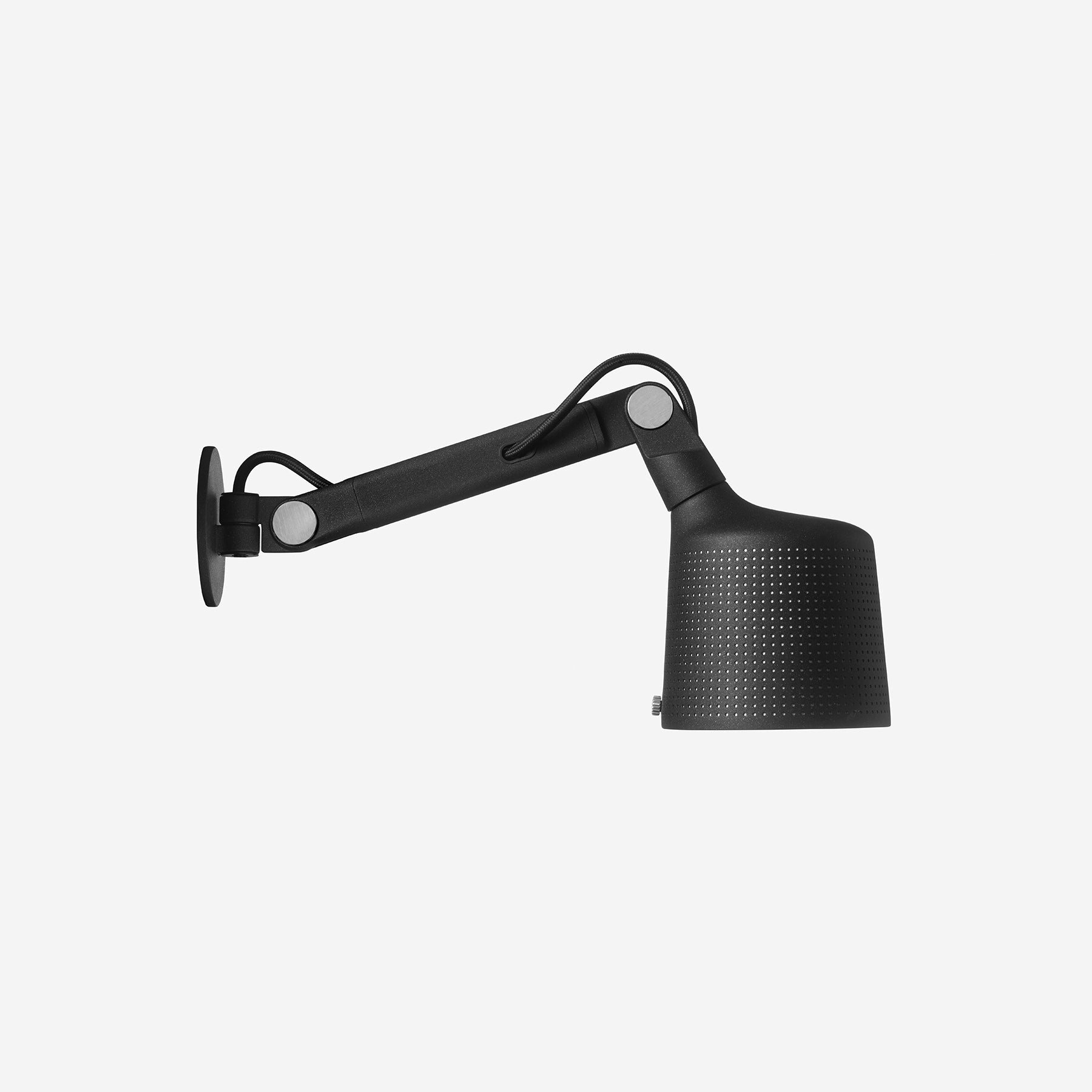 Vipp 523 Perforated Wall Spot Light Black