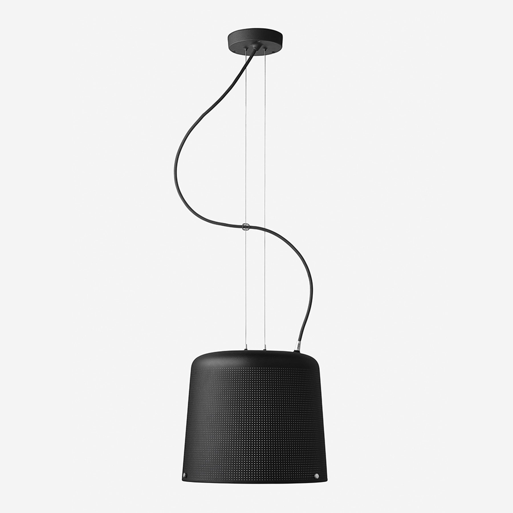 Vipp 526 Perforated Suspension Light Black