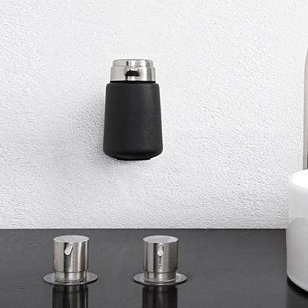 Vipp - Vipp 9 Black Wall Mounted Soap Dispenser