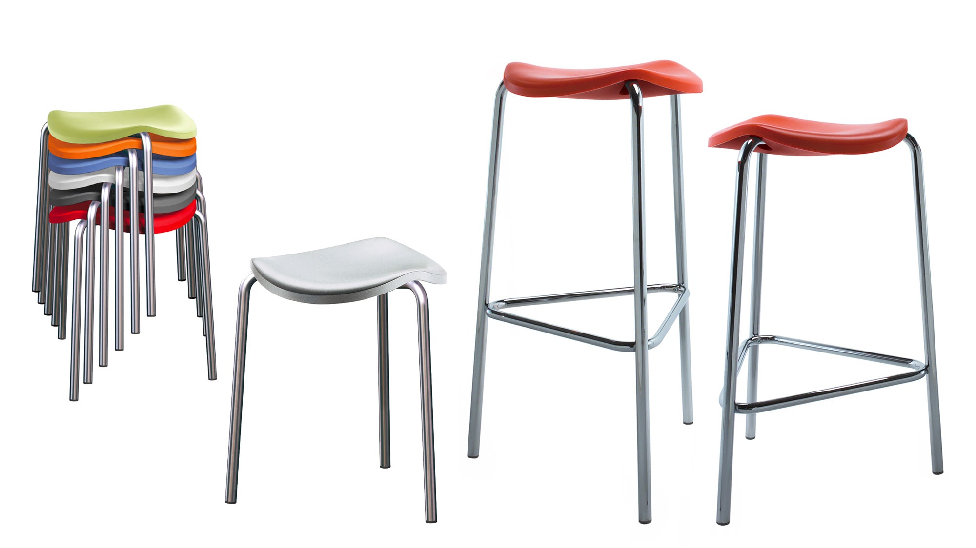 Rexite WELL Bar Stool H77cm 2pcs