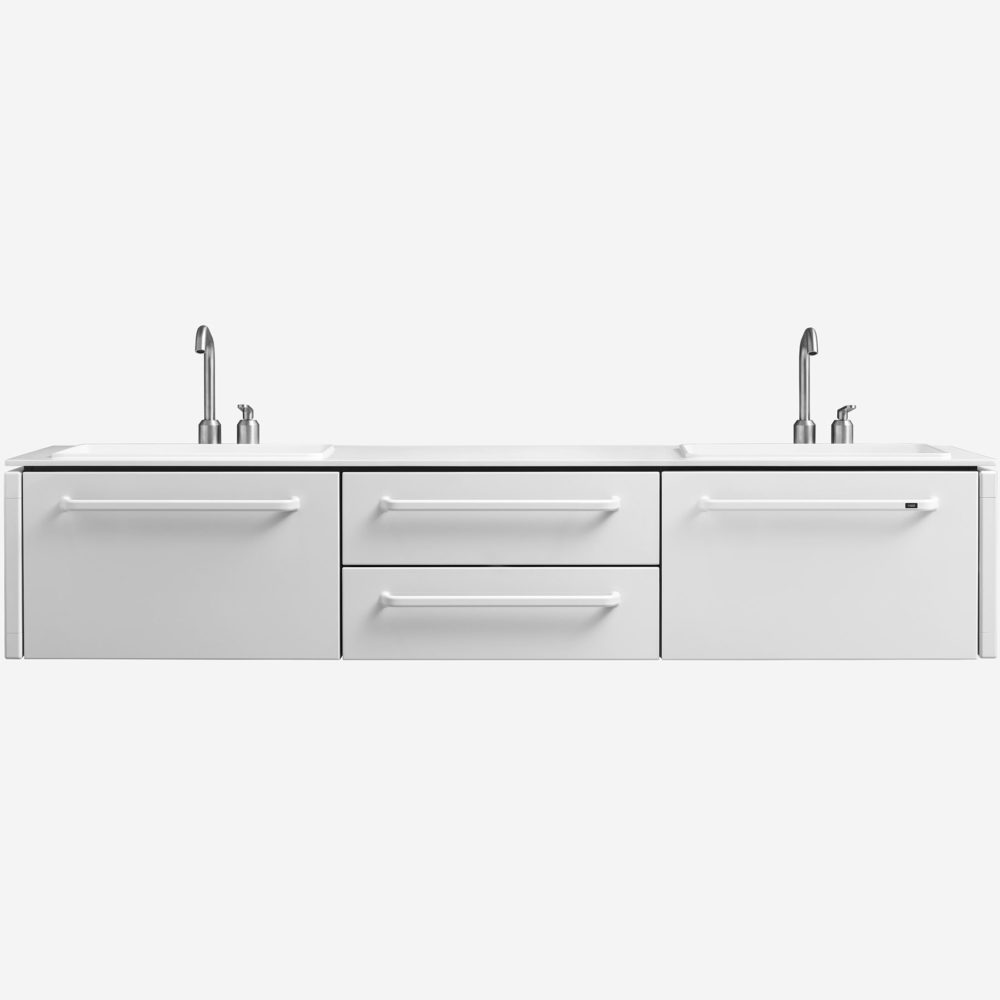 Vipp 983 Large Sink w Bathroom Taps